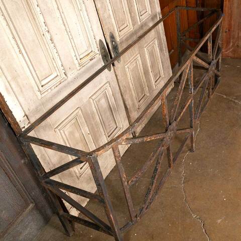 #51144 Cast Iron French Balcony Railing Table Base image 3