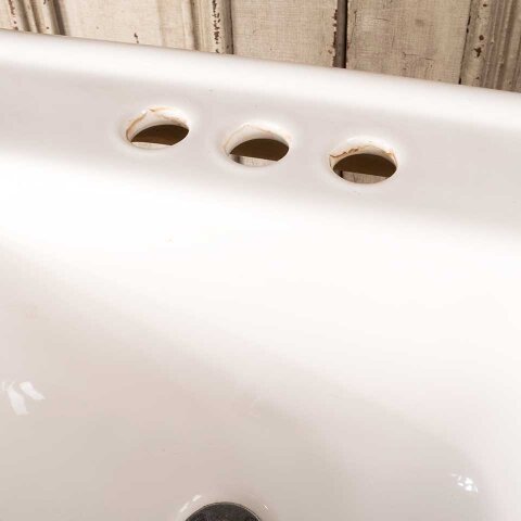 #51145 Salvaged Porcelain Wall Mount Bathroom Sink image 4