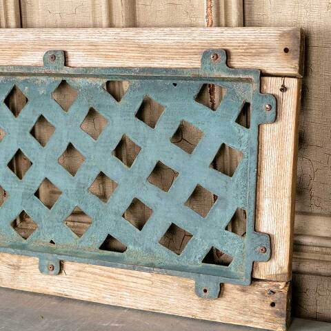 #51149 Wood and Cast Iron Garden Bench Seat Back image 6