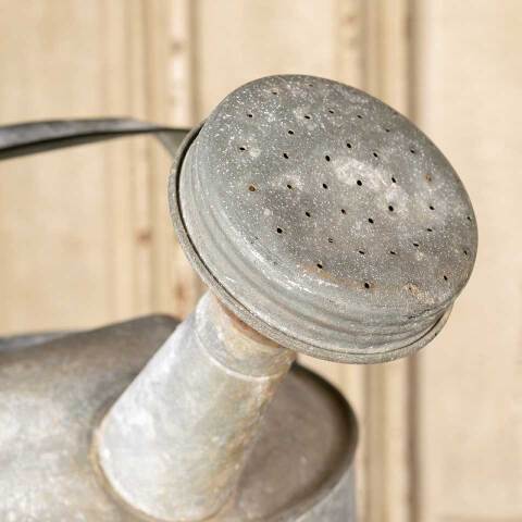 #51180 Vintage Galvanized Garden Watering Can image 2