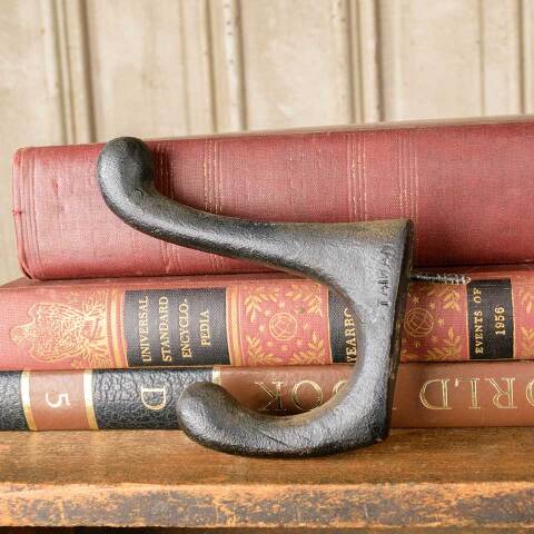 #51188 Salvaged Large Cast Iron Coat & Hat Hook image 4