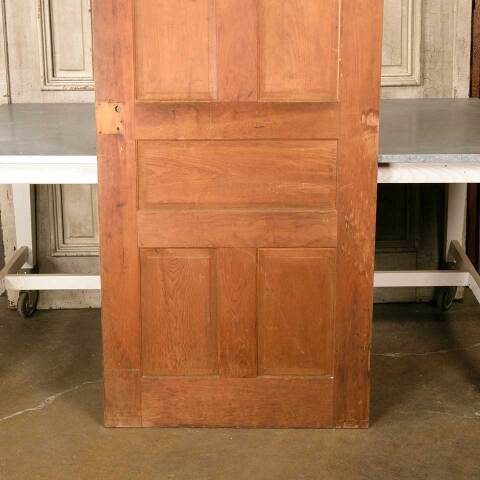 #51191 32x78 Antique 5 Panel Pine Interior Door image 3