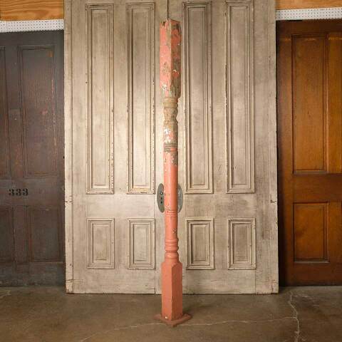 #51228 Salvage Antique Turned Wood Porch Post image 6