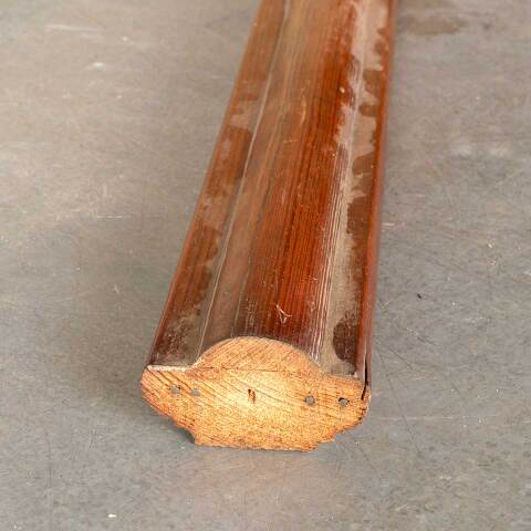 #51229 Salvaged Antique Wood Staircase Handrail image 2