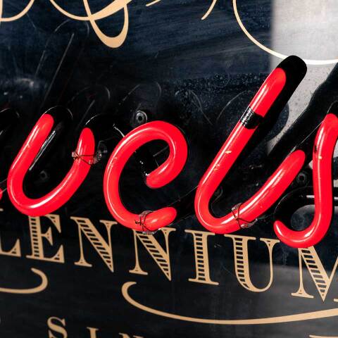 #51252 Vintage Budweiser Millennium Neon Sign image 5