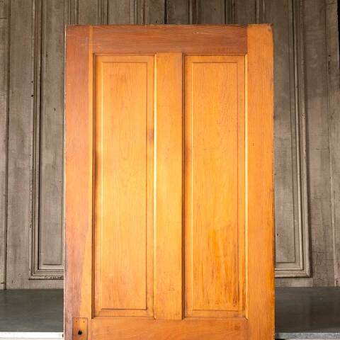 #51288 32x80 Salvaged Antique 4 Panel Interior Door image 2