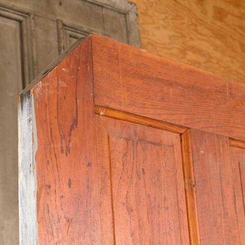 #51295 30x77 Salvaged Antique 4 Panel Interior Door image 4