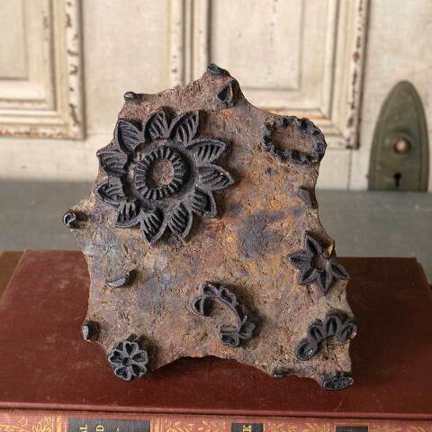 #51457 Antique Wood Block Textile Stamp image 4