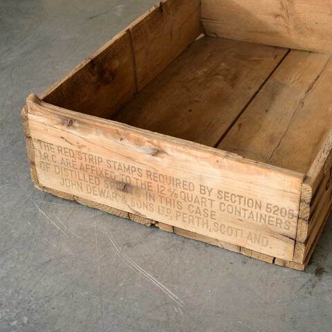 #51587 Antique John Dewar & Sons Whisky Crate image 4