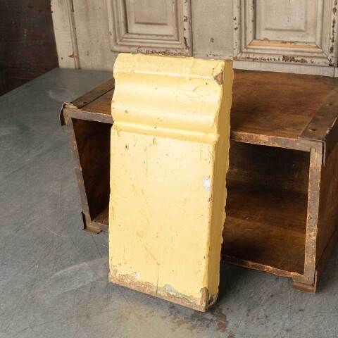 #51600 Salvaged Painted Wood Plinth Trim Block image 2