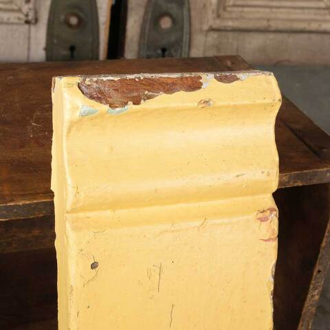 #51600 Salvaged Painted Wood Plinth Trim Block image 5