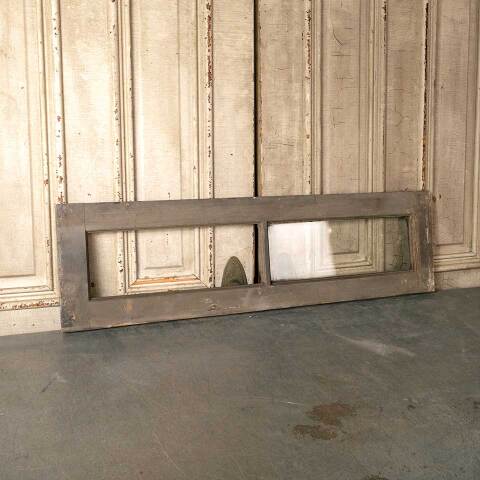 #51642 40x11 Antique 2 Lite Wood Transom Window image 2