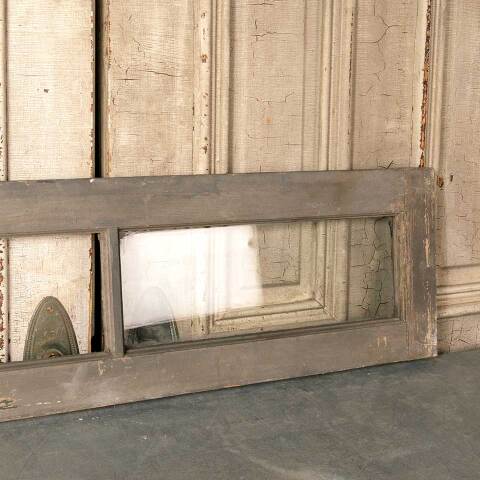 #51642 40x11 Antique 2 Lite Wood Transom Window image 3