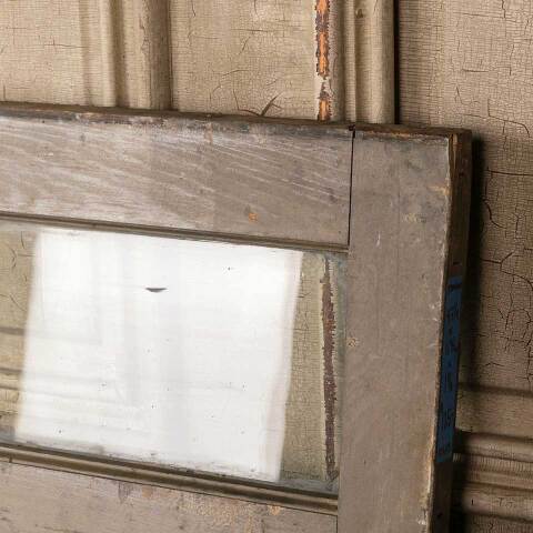 #51643 47x12 Antique 2 Lite Wood Transom Window image 4