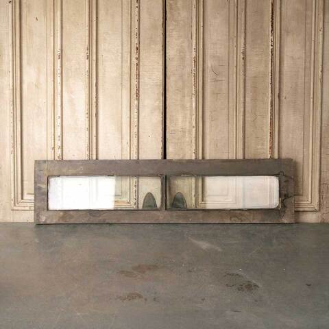 #51643 47x12 Antique 2 Lite Wood Transom Window image 5