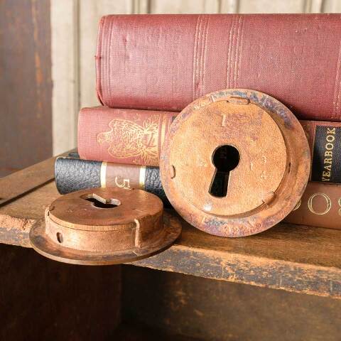 #51677 Antique Russell & Erwin Pocket Door Pulls image 6