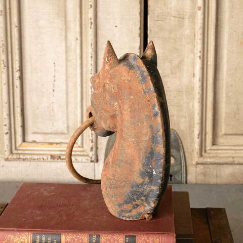 #51690 Cast Iron Horse Head Hitching Posts Topper image 4