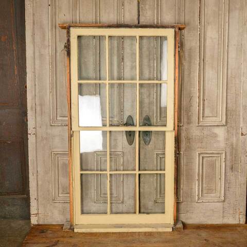 #51702 34x65 Antique Double Hung Wood Window image 5