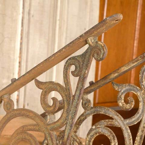 #51703 Salvaged Antique Cast Iron Sink Brackets image 4