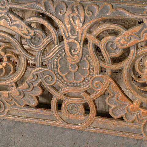 #51704 Salvaged Antique Cast Iron Ember Screen image 4