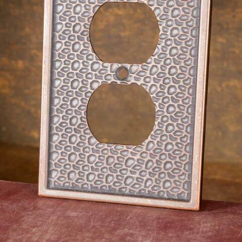 #51719 Vintage Brass Electric Outlet Cover Plate image 3