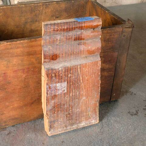 #51729 Antique Wood Interior Door Plinth Trim Block image 3