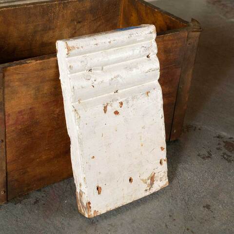 #51733 Salvaged Painted Wood Plinth Trim Block image 4