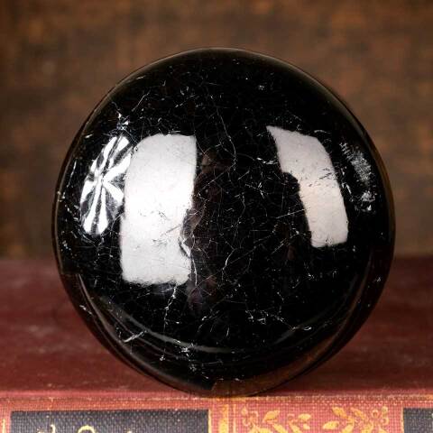 #51742 Antique Porcelain & Brass Door Hardware Set image 4