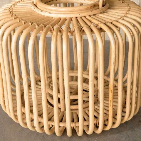 #51755 Bamboo Candle Holder Planter Basket image 2