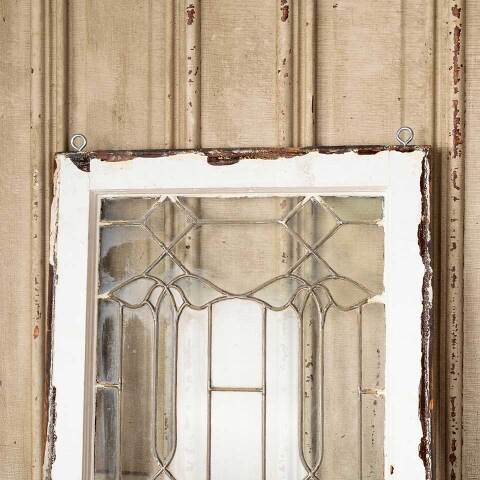 #51779 Salvaged Antique Leaded Glass Window image 2