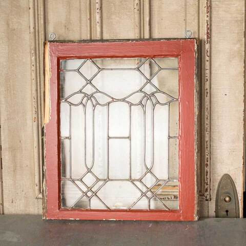 #51779 Salvaged Antique Leaded Glass Window image 5