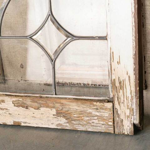 #51780 Salvaged Antique Leaded Glass Window image 8