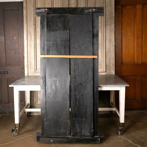 #51783 39x78 Salvaged Carved Wood Temple Doors image 8