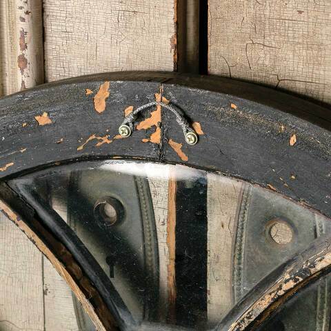 #51832 29x39 Antique Arched Top Wood Window image 7