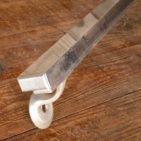 #51853 4' Mid Century Modern Aluminum Handrail image 4