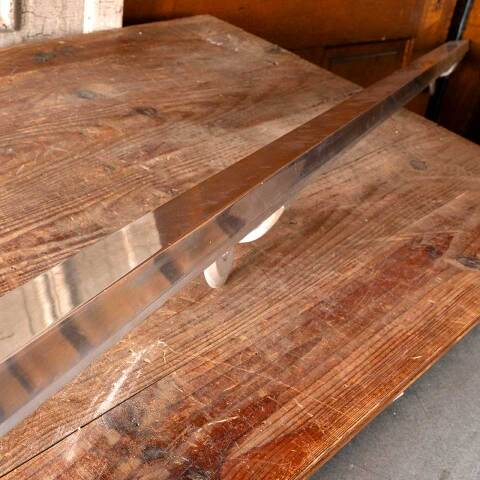 #51854 10' Mid Century Modern Aluminum Handrail image 3