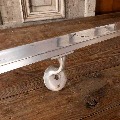 #51855 10' Mid Century Modern Aluminum Handrail image 3