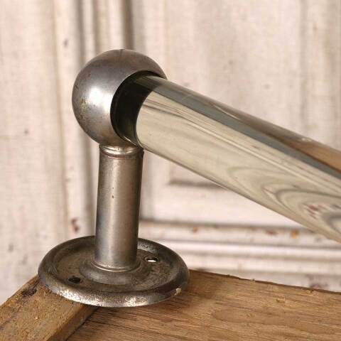 #51863 19" Antique Bathroom Glass Towel Bar image 6