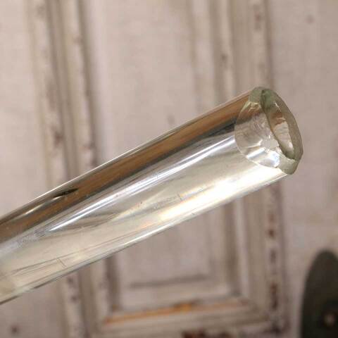 #51863 19" Antique Bathroom Glass Towel Bar image 8