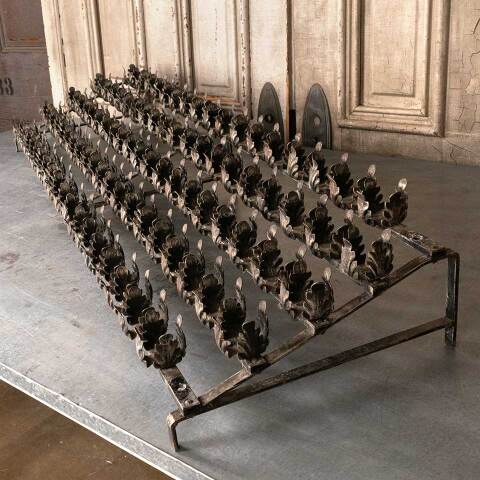 #51865 Vintage Metal Votive 100 Candle Holder Stand image 3