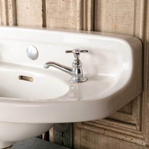 #51977 Antique Porcelain Wall Mount Bathroom Sink image 4