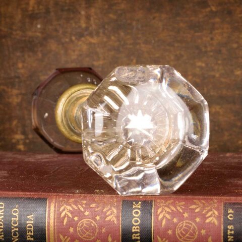 Antique Glass Doorknobs Door Hardware Set