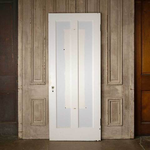 #52061 32x79 Salvaged Antique 2 Panel Interior Door image 5