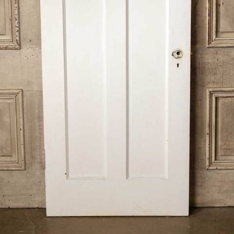 #52064 30x79 Salvaged Antique 2 Panel Interior Door image 3