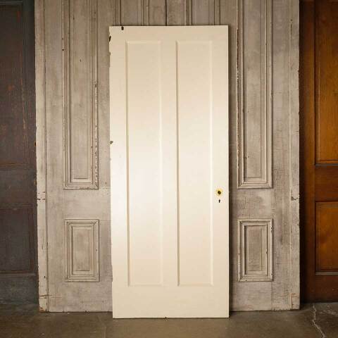 #52065 32x79 Salvaged Antique 2 Panel Interior Door image 5