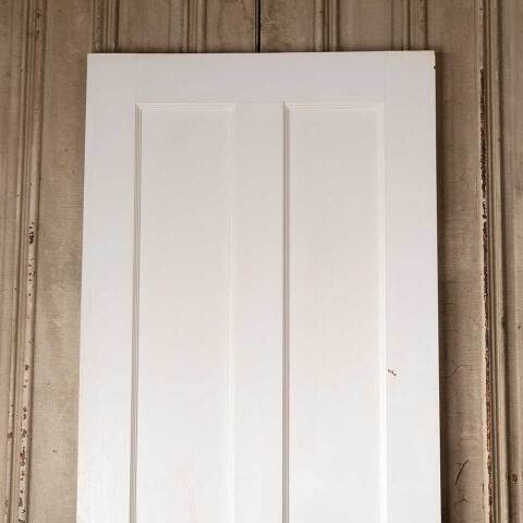 #52066 30x79 Salvaged Antique 2 Panel Interior Door image 2