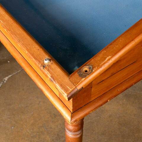 #52228 Antique Slant Top Glass Display Cabinet image 6