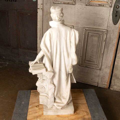 #52245 Antique Raffaello Romanelli Marble Statue image 4