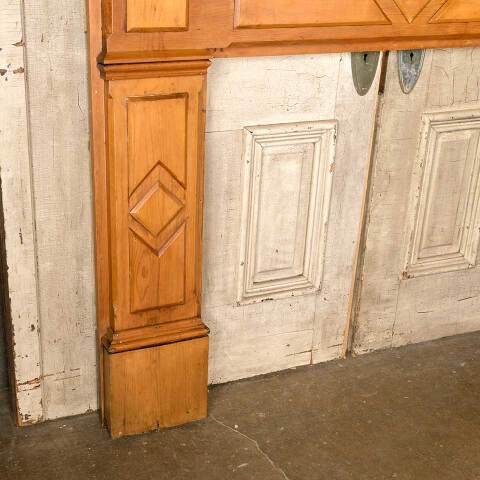 #52277 Salvaged Antique Wood Fireplace Mantel image 3