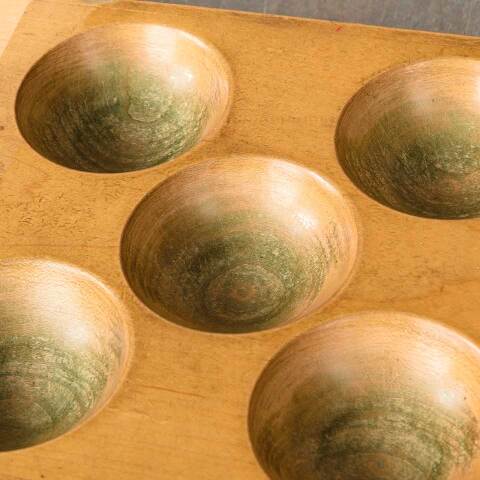 #52292 Vintage Wood Sorting Tray Organizer image 8